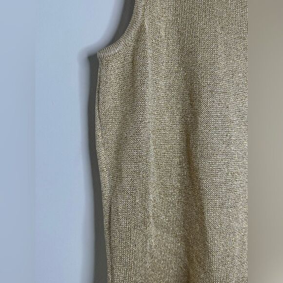 ST JOHN Gold Shimmering Tank Top - Picture 6 of 6
